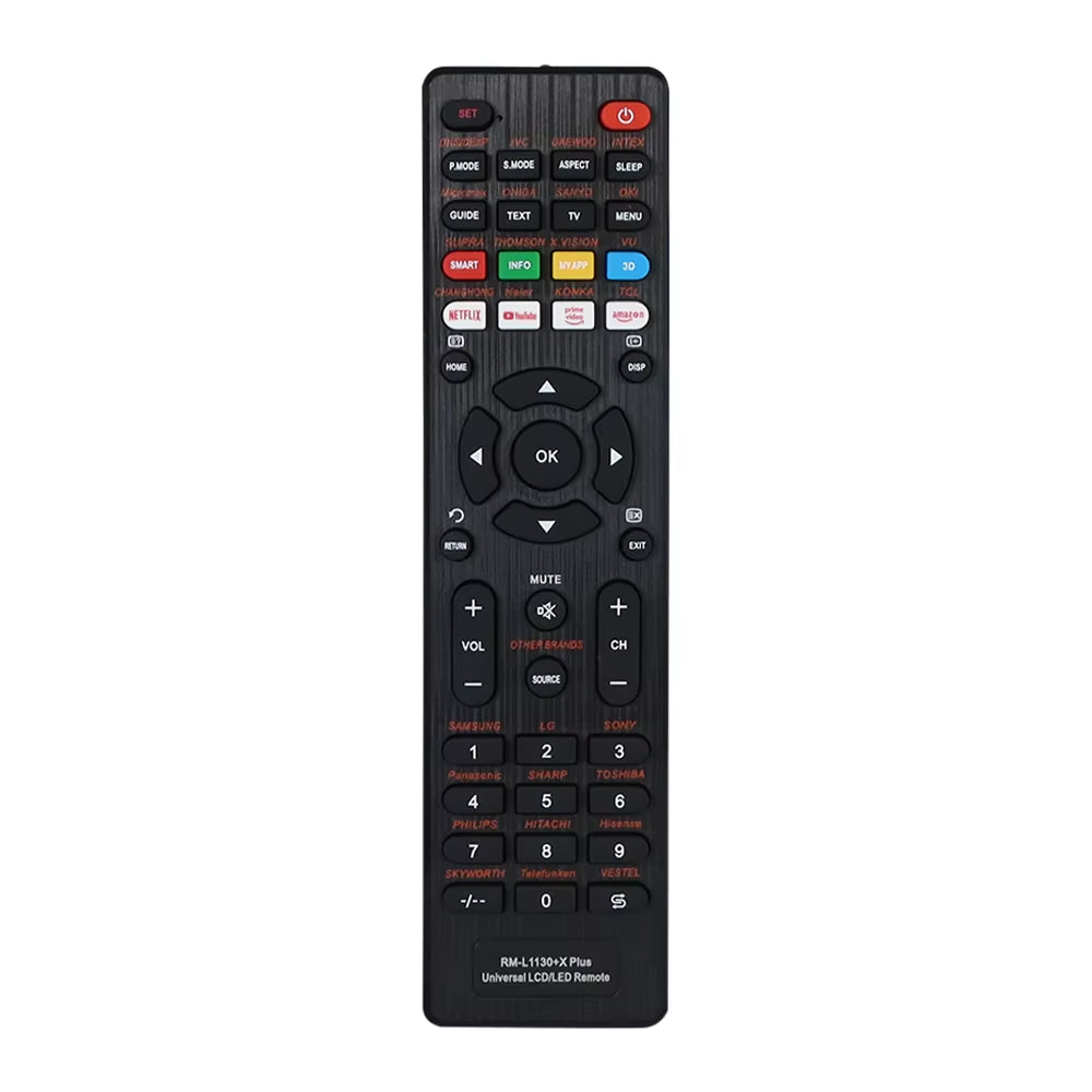 Universal Remote Control Rm-L1130+X for All Brand Tv Smart Tv Remote Control Comfortable to Use for LED TV or LCD TV